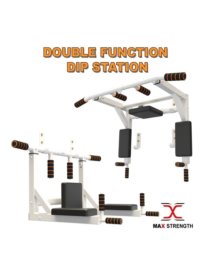 Max Strength Multifunctional Wall Mounted Chin Up Bar ‎55cm - Image 2