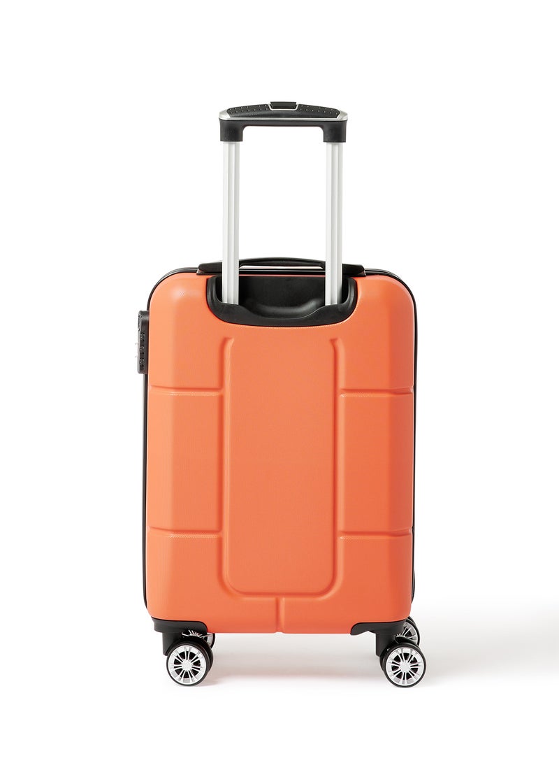 Regency Valiant ABS Carry-On Luggage Coral Orange - Image 2
