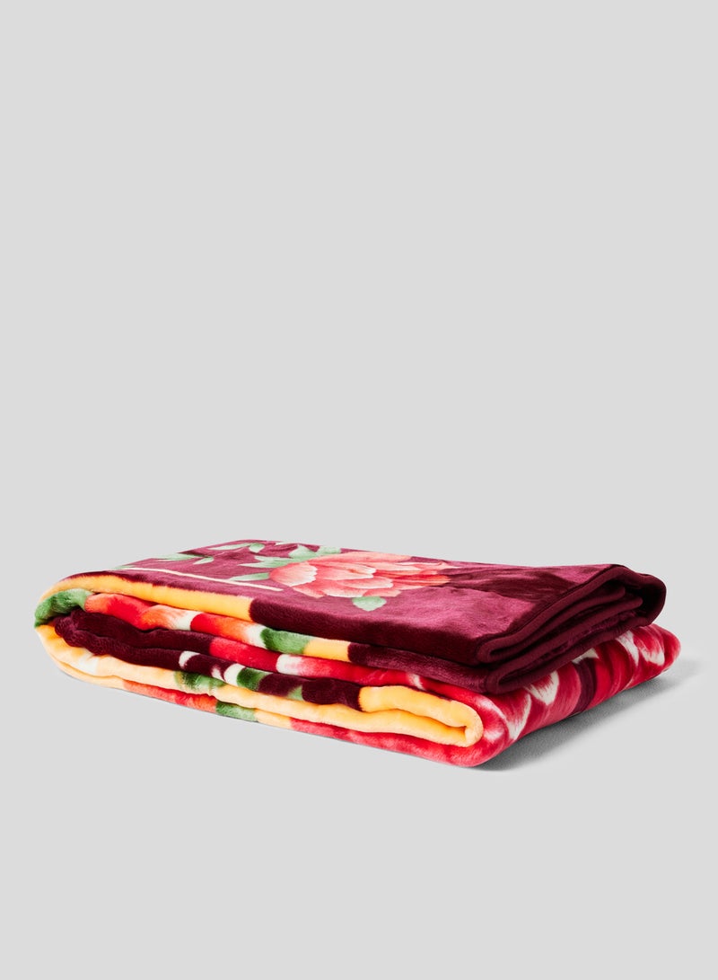 Echolac Korean Made Blanket polyester Multicolour 160x220cm - Image 2