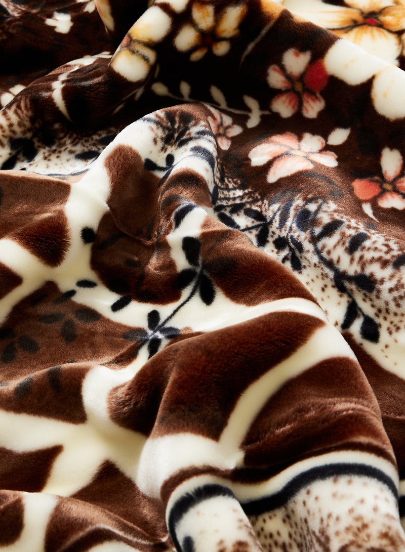 Echolac - Korean Made Blanket Polyester Multicolour 160x220cm - Image 1