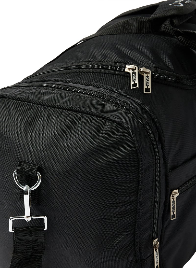 3-Piece Lightweight Waterproof Polyester Multipurpose Luggage Duffle Bag/Gym Bag Set 20/22/24 Inch Black