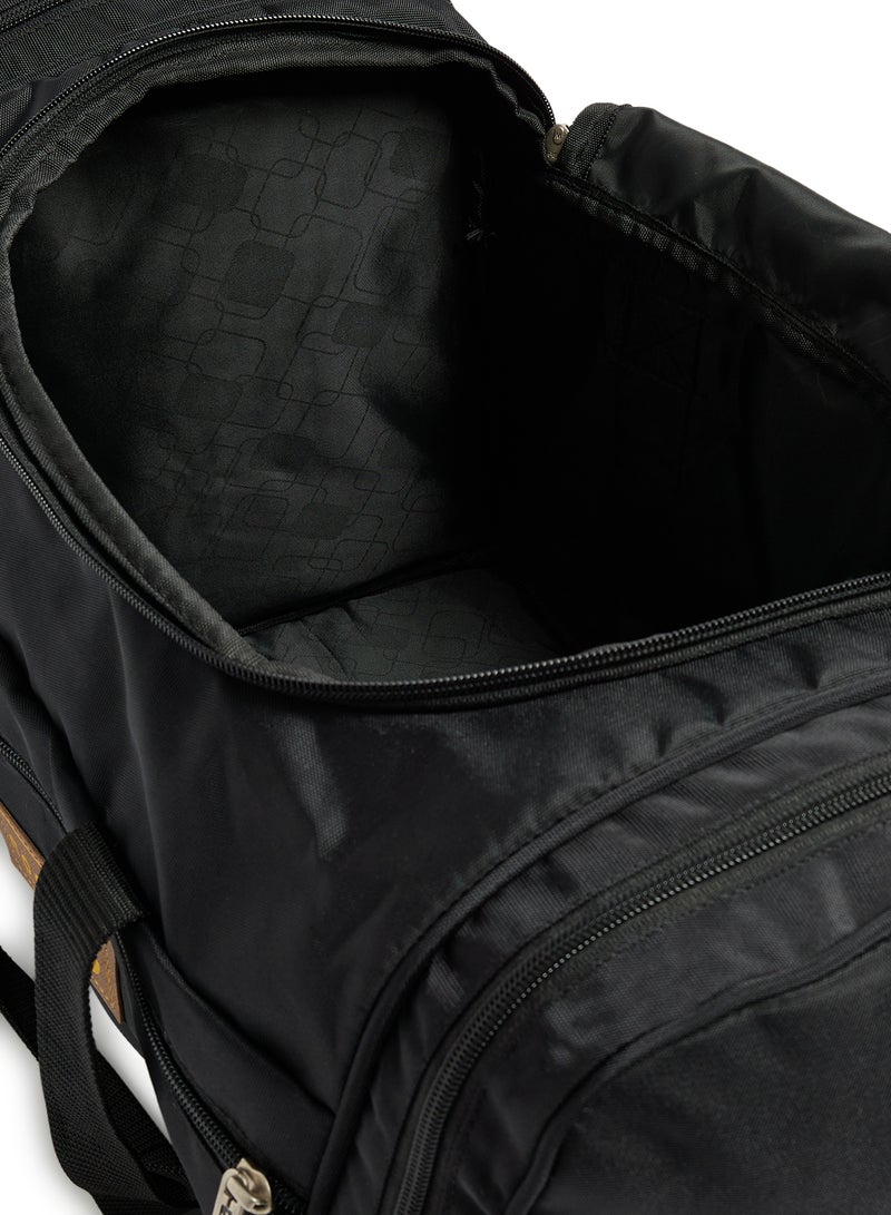 3-Piece Lightweight Waterproof Polyester Multipurpose Luggage Duffle Bag/Gym Bag Set 20/22/24 Inch Black