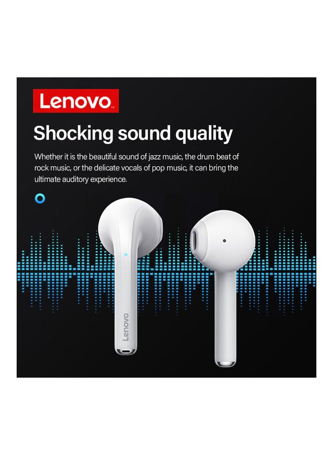 Lenovo - LP50 True Wireless BT Headphone Earbuds Black - Image 1