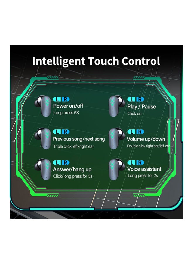 Lenovo Wireless BT5.1 Gaming Earbuds Headphones Black - Image 5