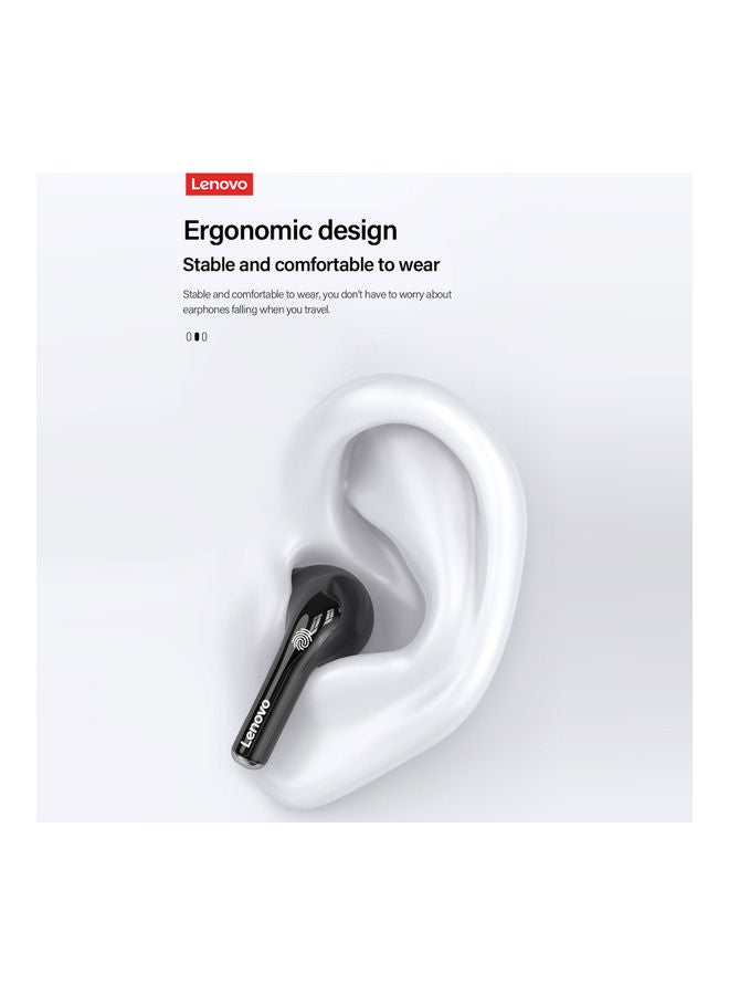 Lenovo New LP12 Wireless BT5.1 Earbuds Black - Image 2