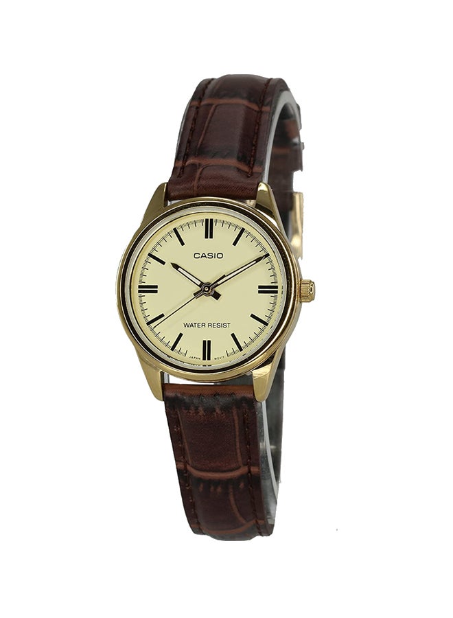 CASIO Women's Formal Analog Watch LTP-V005GL-9AUDF - 28 mm - Brown  - Image 1