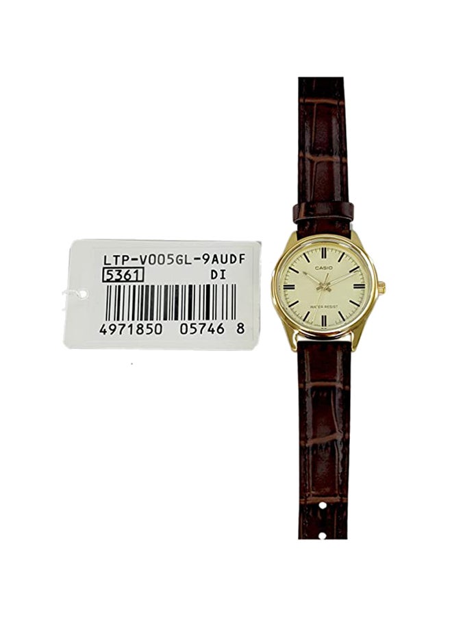 CASIO Women's Formal Analog Watch LTP-V005GL-9AUDF - 28 mm - Brown  - Image 5