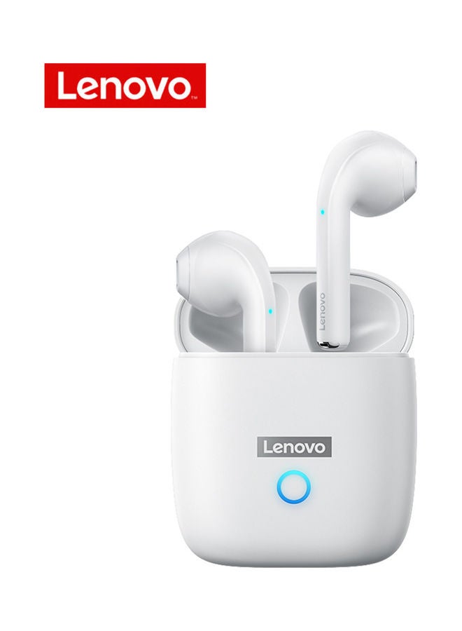 Lenovo - LP50 True Wireless BT Headphone Earbuds White - Image 1