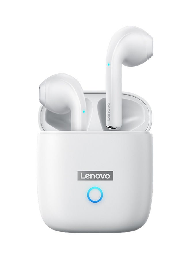 Lenovo - LP50 True Wireless BT Headphone Earbuds White - Image 1