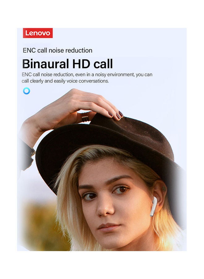 Lenovo LP50 True Wireless BT Headphone Earbuds Black - Image 4