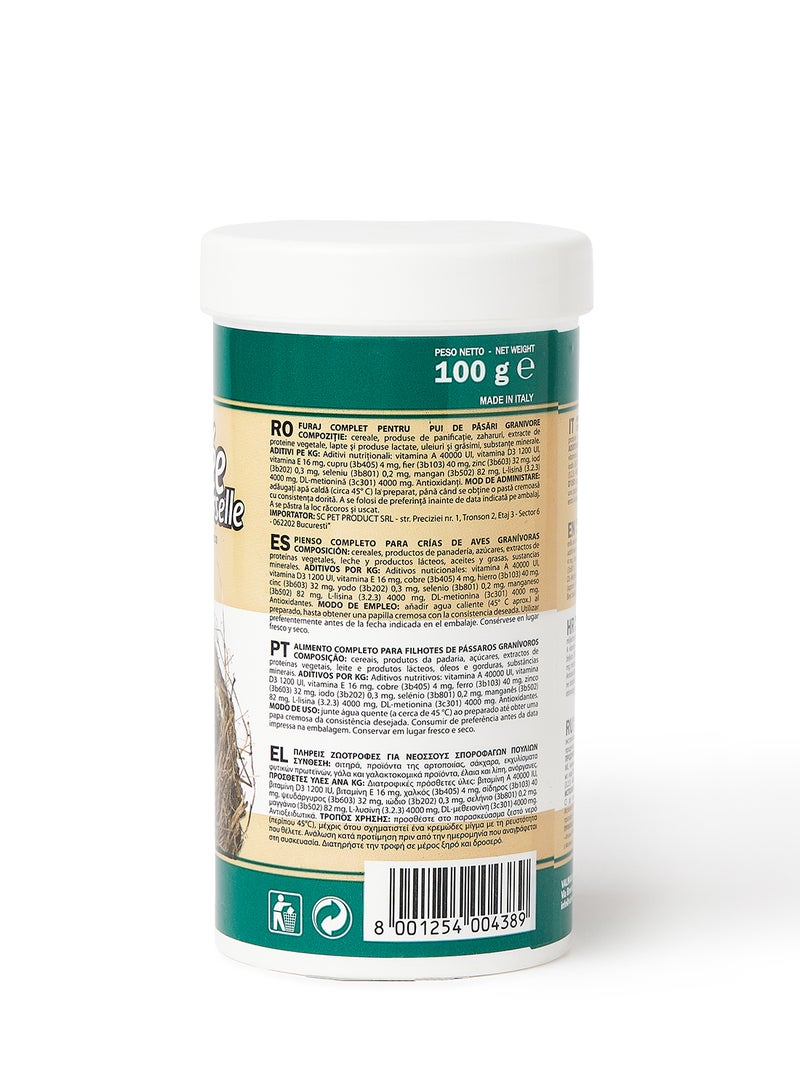 Padovan - Baby Patee Universal Complete Feed For Seed Eating Nestling Bird Multicolour 100grams - Image 1