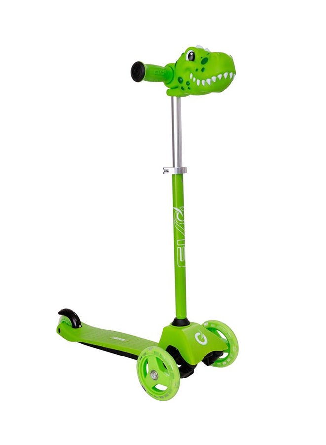 EVO Dino Light Up Mini Manual Tri-Scooter, +2 Years 22x62.3x10.2cm  - Image 1