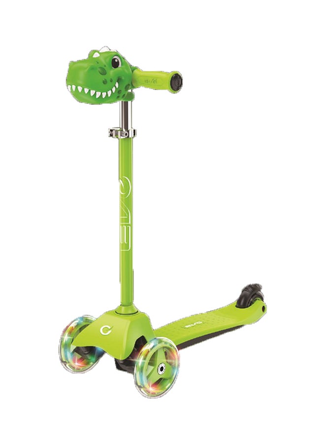 EVO Dino Light Up Mini Manual Tri-Scooter, +2 Years 22x62.3x10.2cm  - Image 2