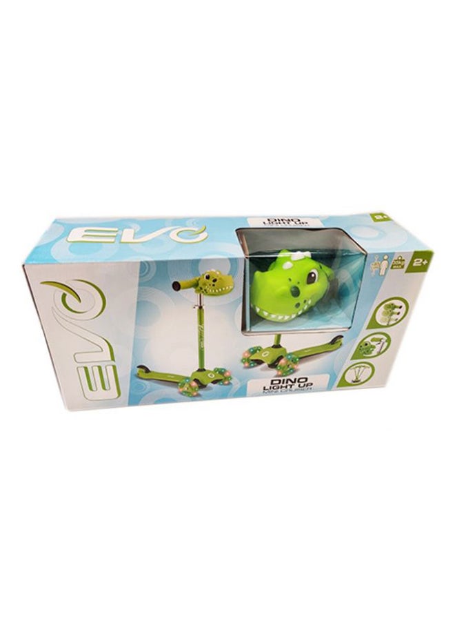EVO Dino Light Up Mini Manual Tri-Scooter, +2 Years 22x62.3x10.2cm  - Image 4