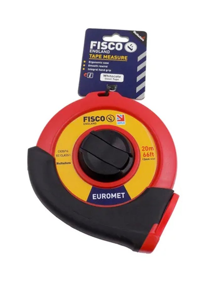 FISCO Measuring Tape Red/Black 20meter  - Image 1