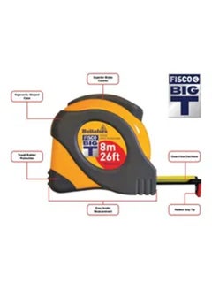 BIGT Measuring Tape Grey/Yellow 8meter - v1636456492/N51680642A_4