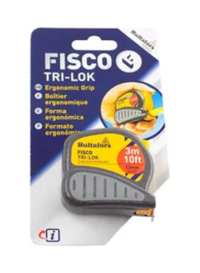 FISCO Trilok Measuring Tape Grey/Yellow 3meter  - Image 3