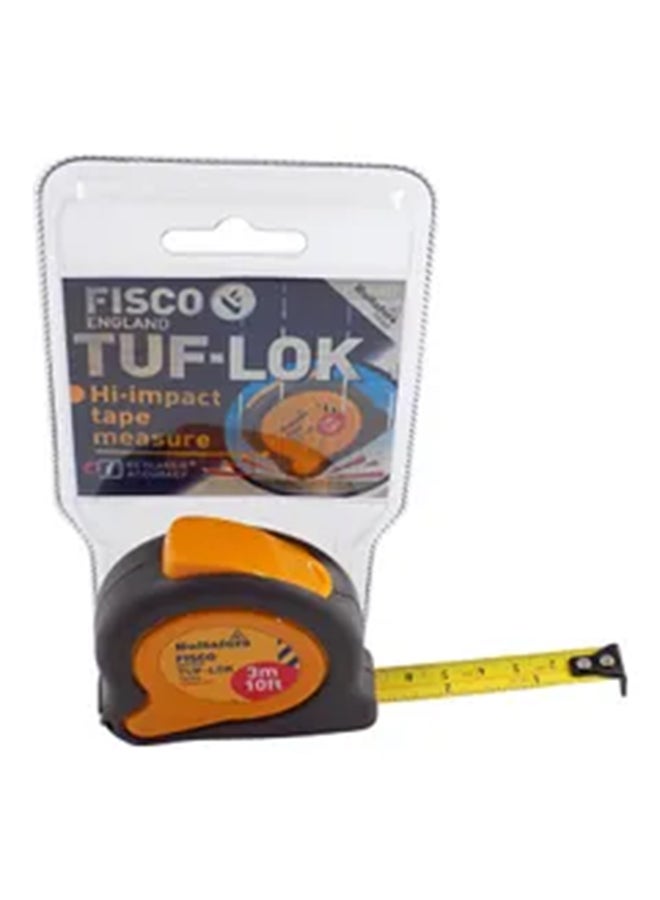 FISCO Tuflok Measuring Tape Grey/Yellow 3meter  - Image 2