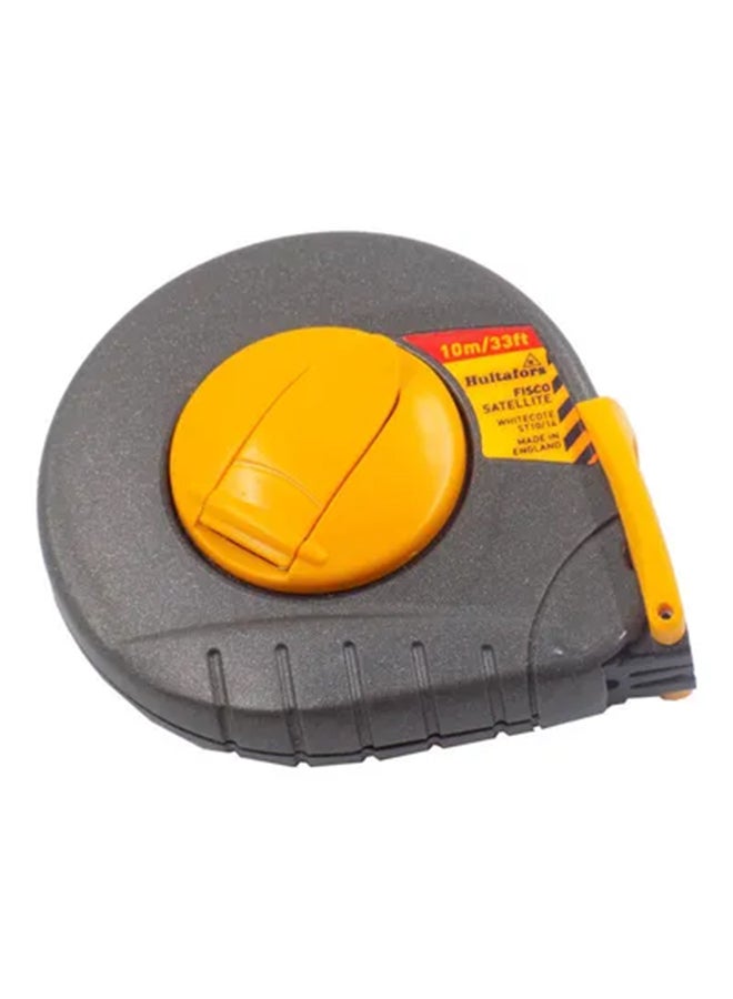 FISCO Satellite Measuring Tape Grey/Yellow 10meter  - Image 1