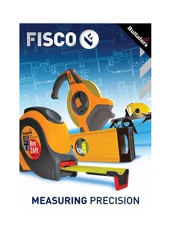 FISCO - Satellite Measuring Tape Grey/Yellow 20meter - Image 1
