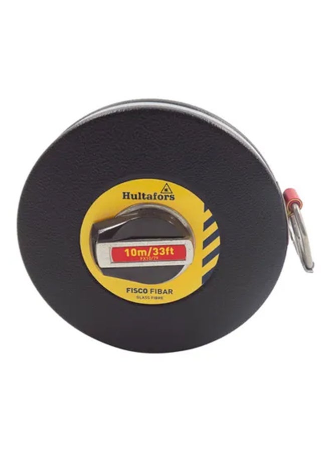 FISCO Fibar Measuring Tape Black/Yellow 10meter  - Image 1
