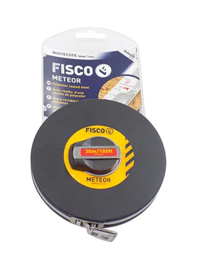 FISCO Meteor Measuring Tape Black/Yellow 30meter  - Image 1