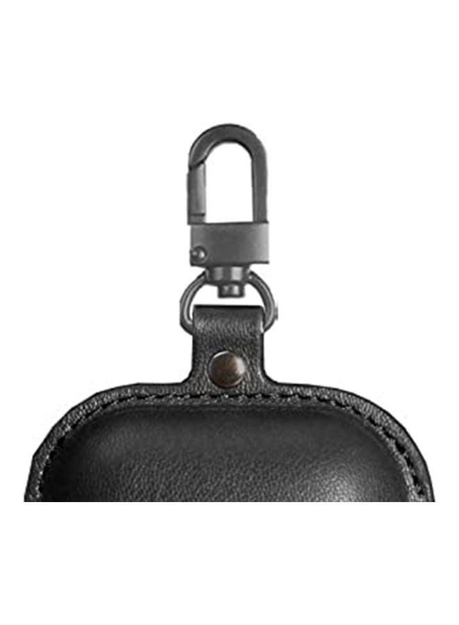 Leather Case With Keychain For AirPods 3 (2021 Release) Black