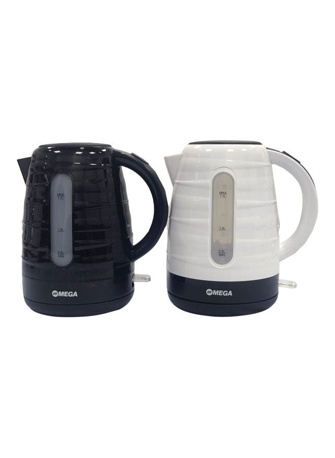 MEGA Electric Kettle 1.7 L 2200 W MK-76 Black/White  - Image 5