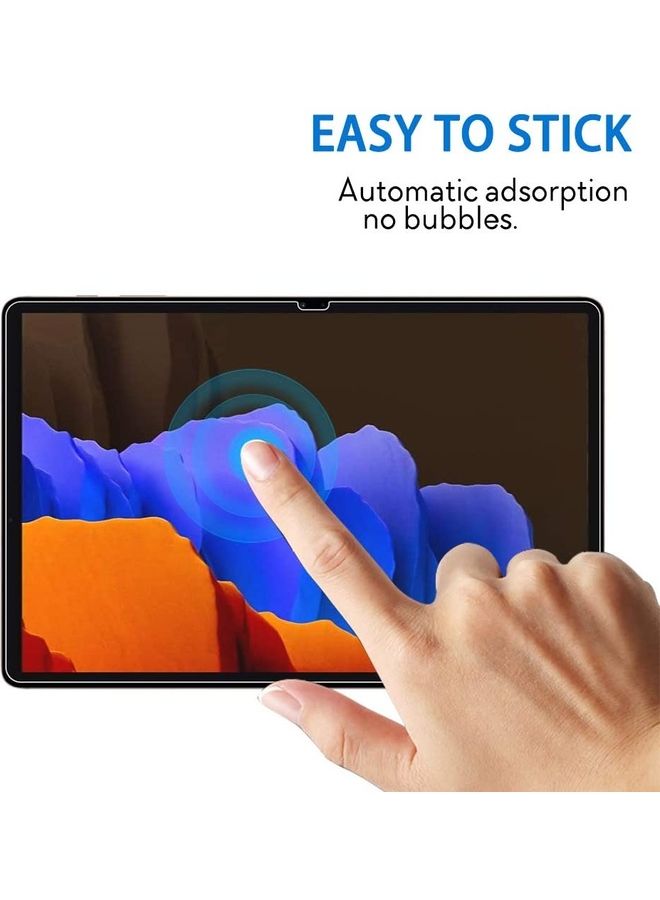 Generic - 2-Pack Galaxy Tab S7+ Plus 12.4 Screen Protector,PULEN For Samsung Galaxy Tab S7 Plus Screen Protector transparent - Image 1