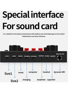 Arabest Studio Recording And Broadcasting  Microphone Set Black  - Image 5