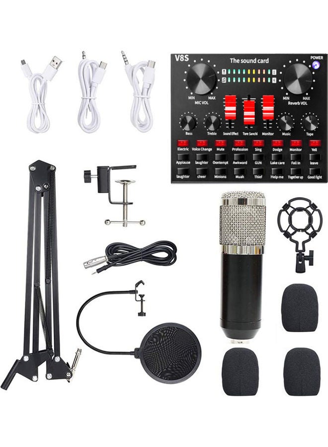 Arabest Studio Recording And Broadcasting  Microphone Set Black/Silver - Image 1