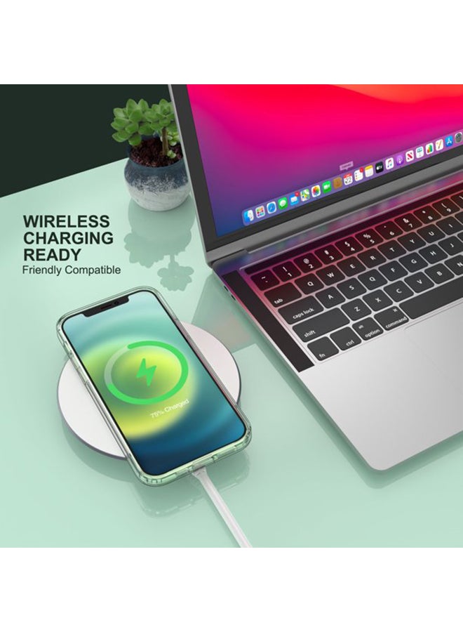 موكوم غطاء حماية بتصميم تكتيكي لهاتف أبل آيفون 12 برو ماكس شفاف - Image 2