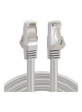Cat 7 High-Speed Gigabit Ethernet Patch Heavy Duty Internet Cable Grey - v1636461811/N51799096A_1
