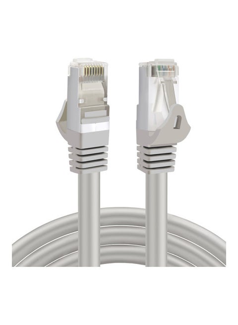 Cat 7 High-Speed Gigabit Ethernet Patch Heavy Duty Internet Cable Grey