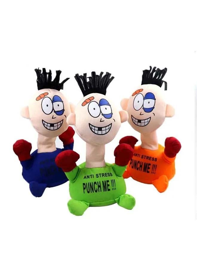 Toyland - Funny Anti Stress Punch Me Screaming Toy with Simulation Sound 24cm Assorted 24cm - Image 1