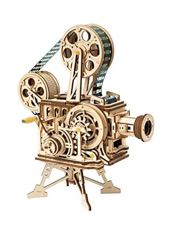 Robotime 3D Wooden Puzzle Music Box Rotating Starry Night 6inch  - Image 1