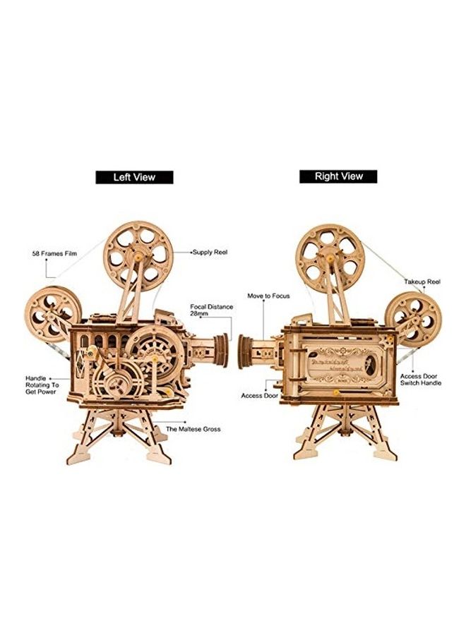 Robotime 3D Wooden Puzzle Music Box Rotating Starry Night 6inch  - Image 3