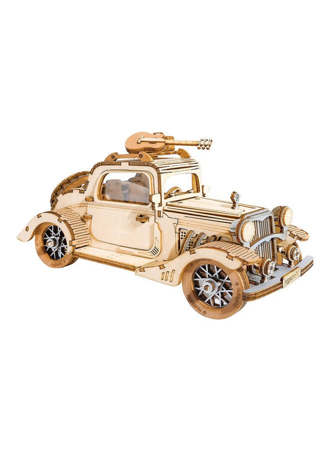 3D Wooden Model Vintage Car Puzzles 6.29inch - Image 1