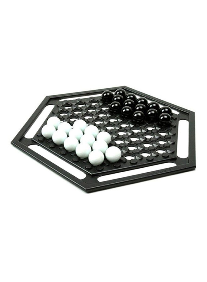 Abalone Highly Strategic Education Board Game Fun-Filled Activity With Black And White Marbles - Image 3