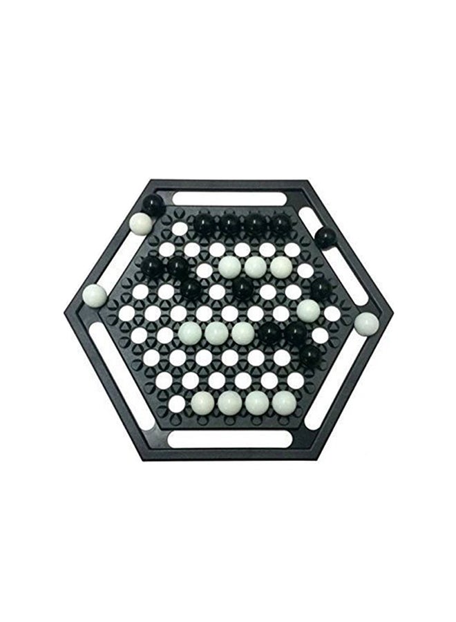 Abalone Highly Strategic Education Board Game Fun-Filled Activity With Black And White Marbles - Image 5