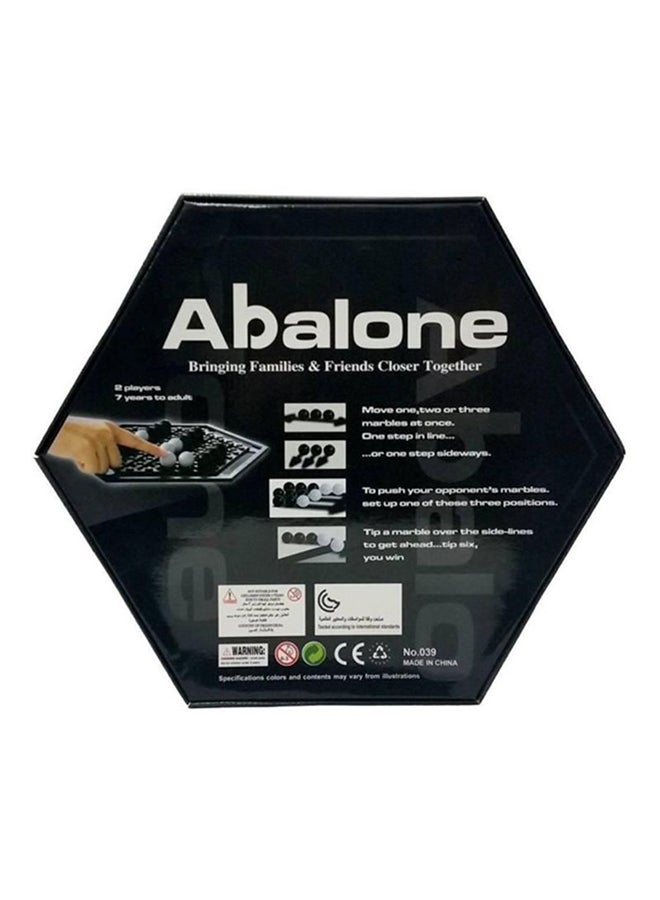 Abalone - Highly Strategic Board Game Fun-Filled Activity With Black And White Marbles - Image 1