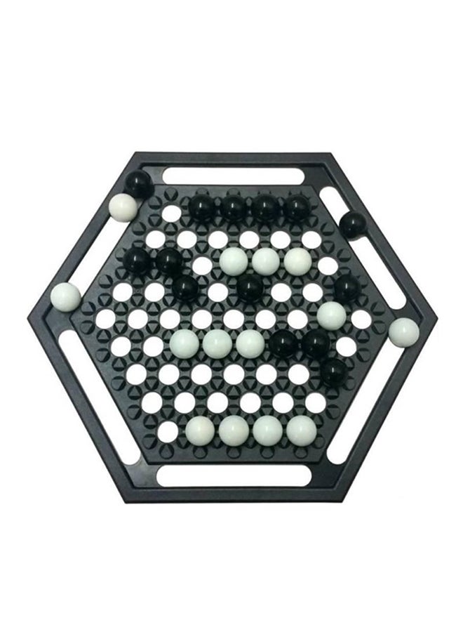 Abalone - Highly Strategic Board Game Fun-Filled Activity With Black And White Marbles - Image 1