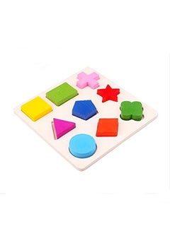 Generic 3 Patterns Baby Early Learning Wooden Geometry Shape Sorting Educational Puzzle Toy  - Image 4