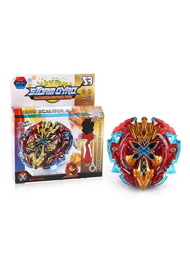 Xeno B-48 Xcalibur.M.I Battling Top With Sword Launcher Starter Set For Kids 17.2x13x5cm - v1636466239/N16885157A_2