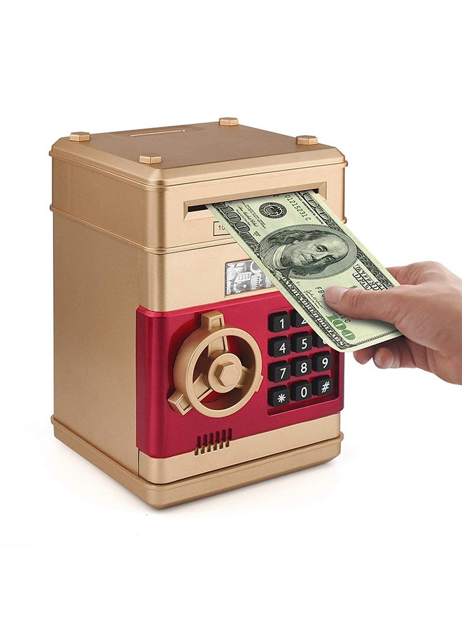 Generic Electronic Password Protected Atm Piggy Bank Durable Sturdy Unique Detailed Design 13x12.5x19.5cm  - Image 2