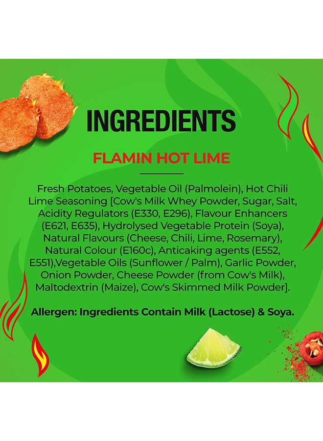 Lay's - Flamin' Hot Lime Flavoured Potato Chips 165grams - Image 1