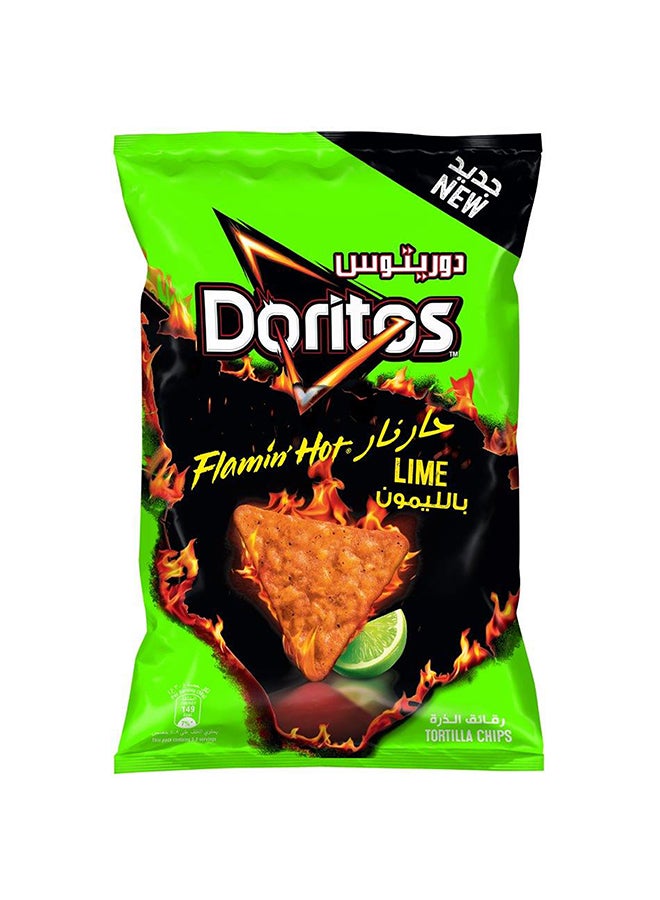 flamin hot lime doritos