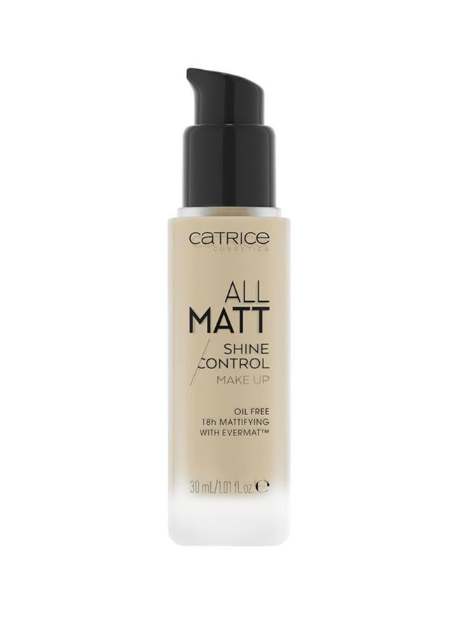 All Matt Shine Control Make Up 020N Neutral Nude Beige