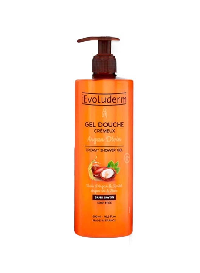 Evoluderm - Argan Divin Creamy Shower Gel 500ml - Image 1