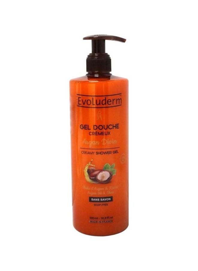 Evoluderm - Argan Divin Creamy Shower Gel 500ml - Image 1